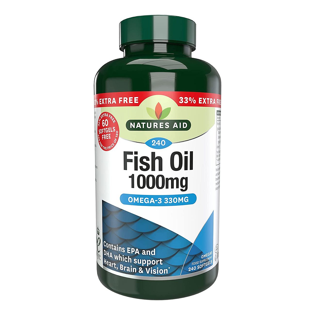 Fish Oil 1000mg 240 Softgels