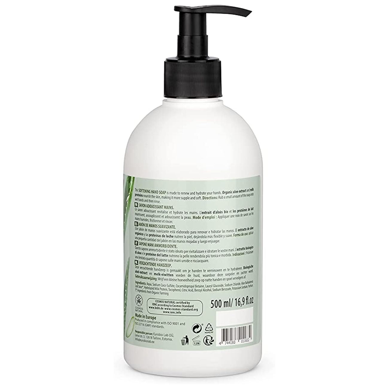 Softening Hand Soap Aloe & Milk 500ml