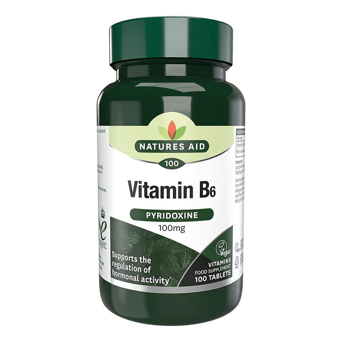 Vitamin B6 High Potency 100mg 100 Tablets