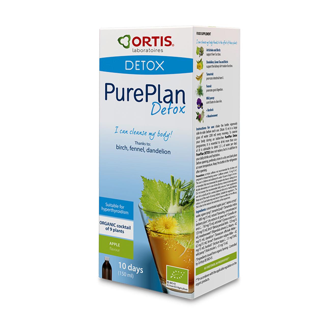 Pure Plan Detox Apple Flavour 150ml Eco Natural Products