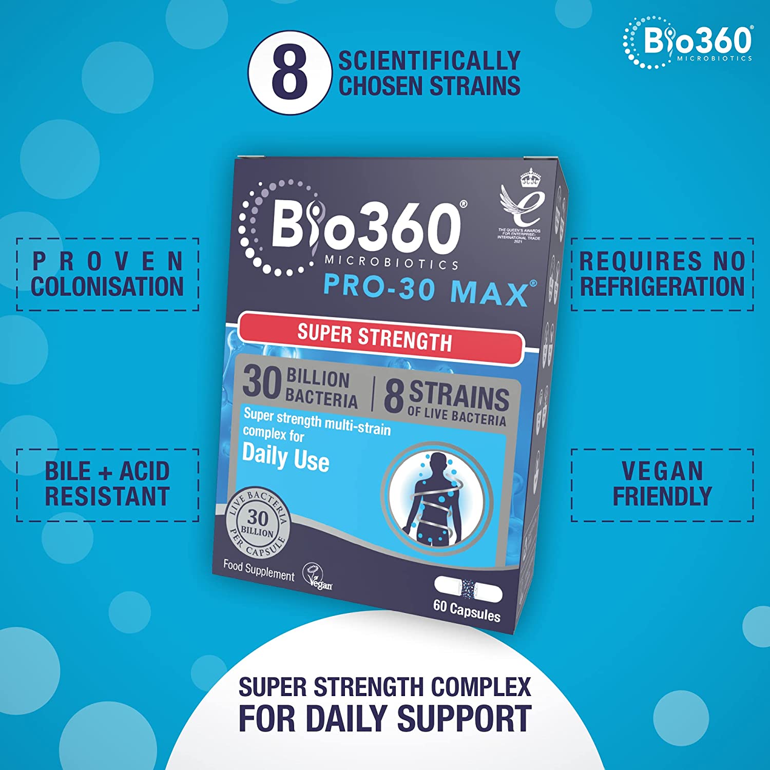 Pro-30 Max 30 Billion Bacteria 60 Capsules