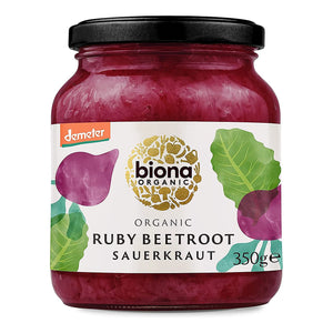 Organic Sauerkraut Ruby Beetroot 350g