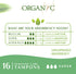 Organic Cotton Tampons Super 16 per pack