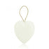 Marseille Soap Heart on Cord White Maman 95g