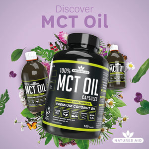 NATURES AID Mct Oil 100%, 500 ML