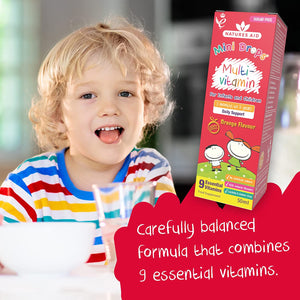 Multi-Vitamin Drops Infants & Children 9 Essential Vitamins Daily Support 50ml