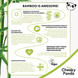 Bamboo Luxury Toilet Tissue 3PLY 200 Sheets 9 Rolls