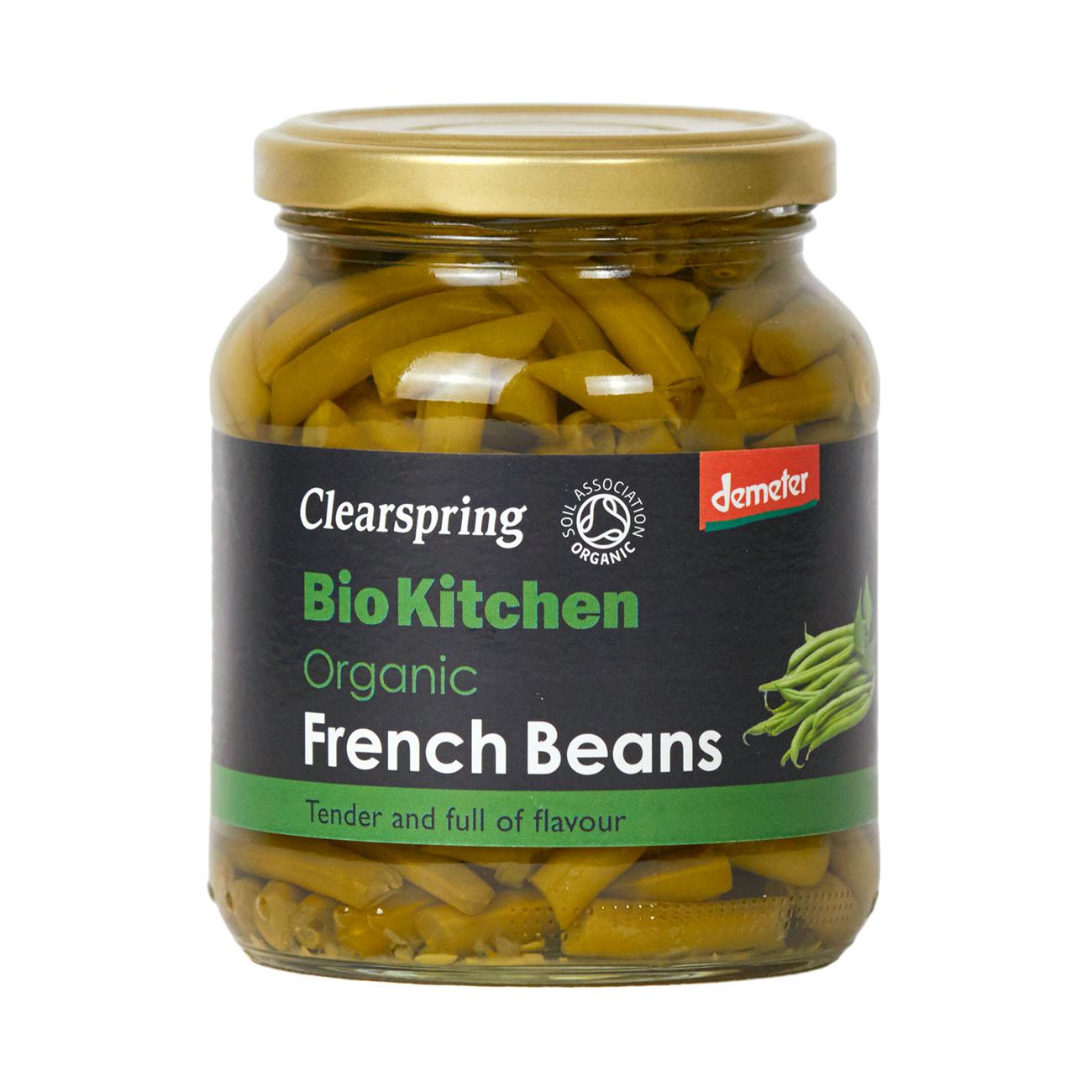 Organic French Beans Demeter Bio Kitchen 340g