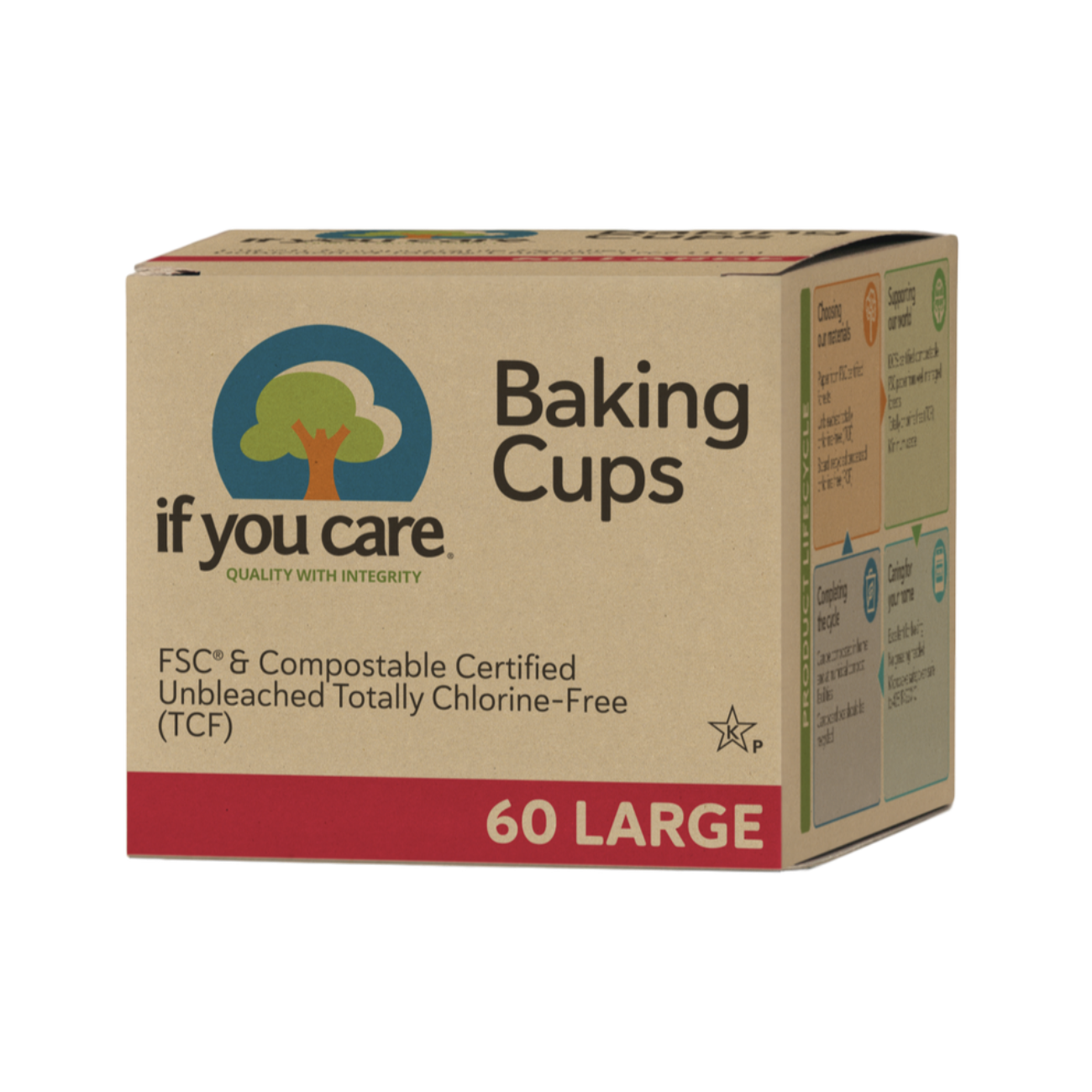 Large Baking Cups 60 cups