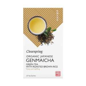 Organic Japanese Genmaicha Roasted Brown Rice Green Tea 20bags