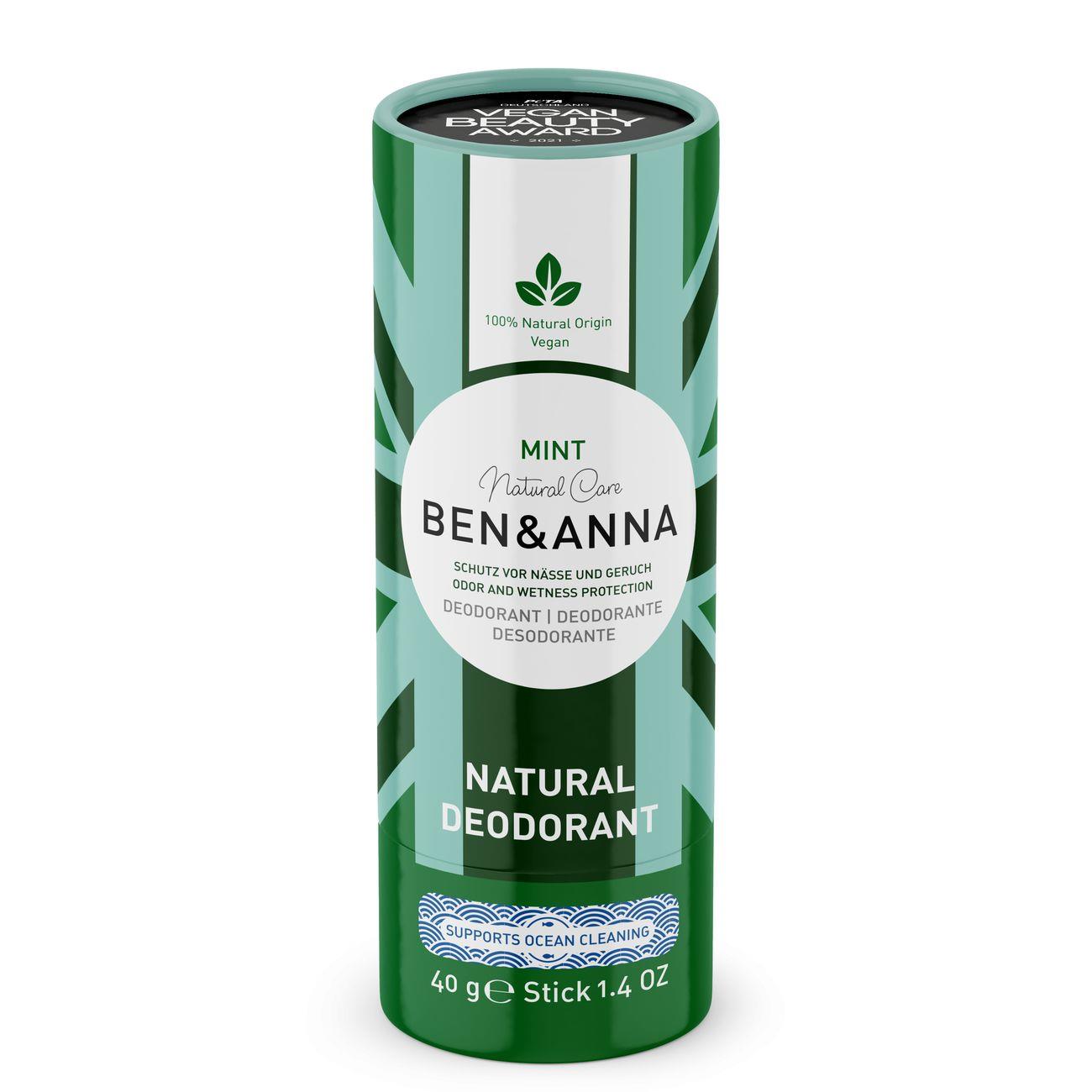Soda Deodorant Paper Tube - Mint 40g
