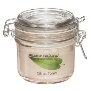 Candle in a Glass Jar Clip-Style Lid - Citrus tonic - 200ml