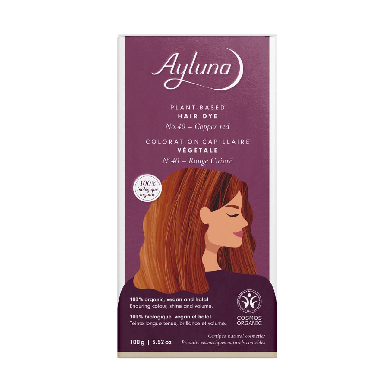 Organic Copper Red No. 40 Plant-Based Hair Colour 100g