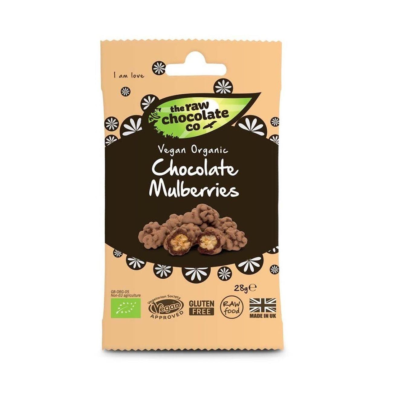 Organic Chocolate Mulberries Snack 28g