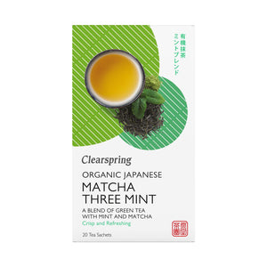 Organic Japanese Matcha Three Mint Green Tea 20bags