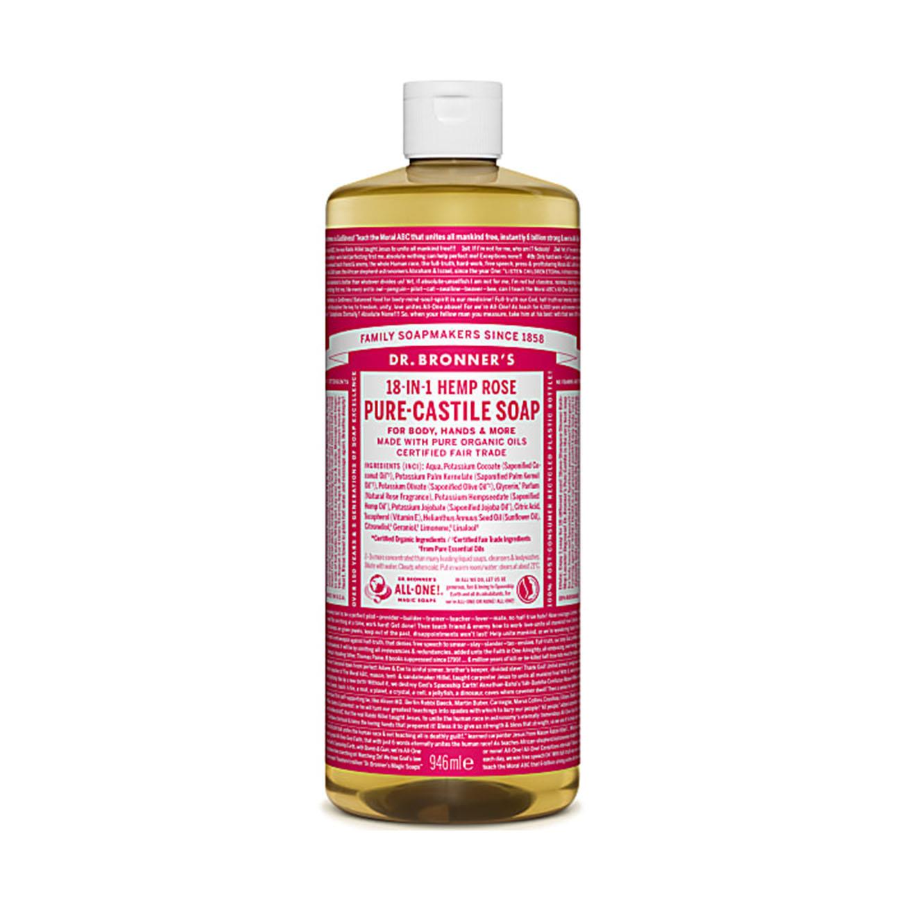 Rose Pure-Castile Liquid Soap 946ml