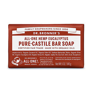 Eucalyptus Pure-Castile Bar Soap 140g