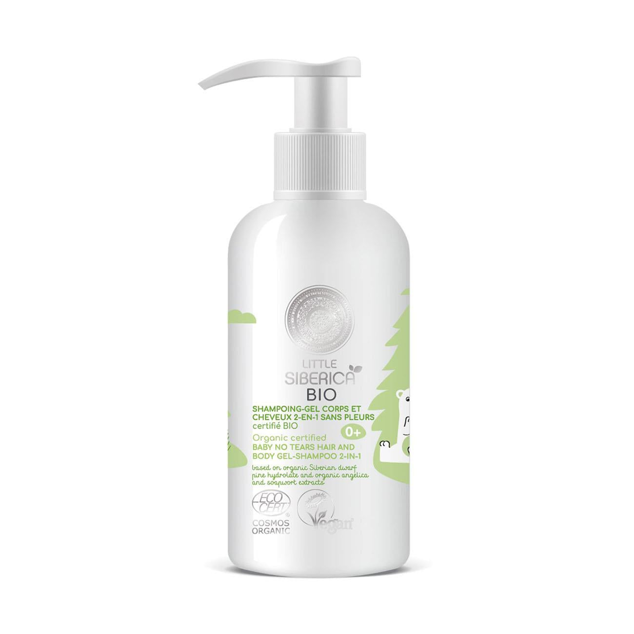 Organic Little Siberica No Tears Hair And Body 2-in-1 250ml