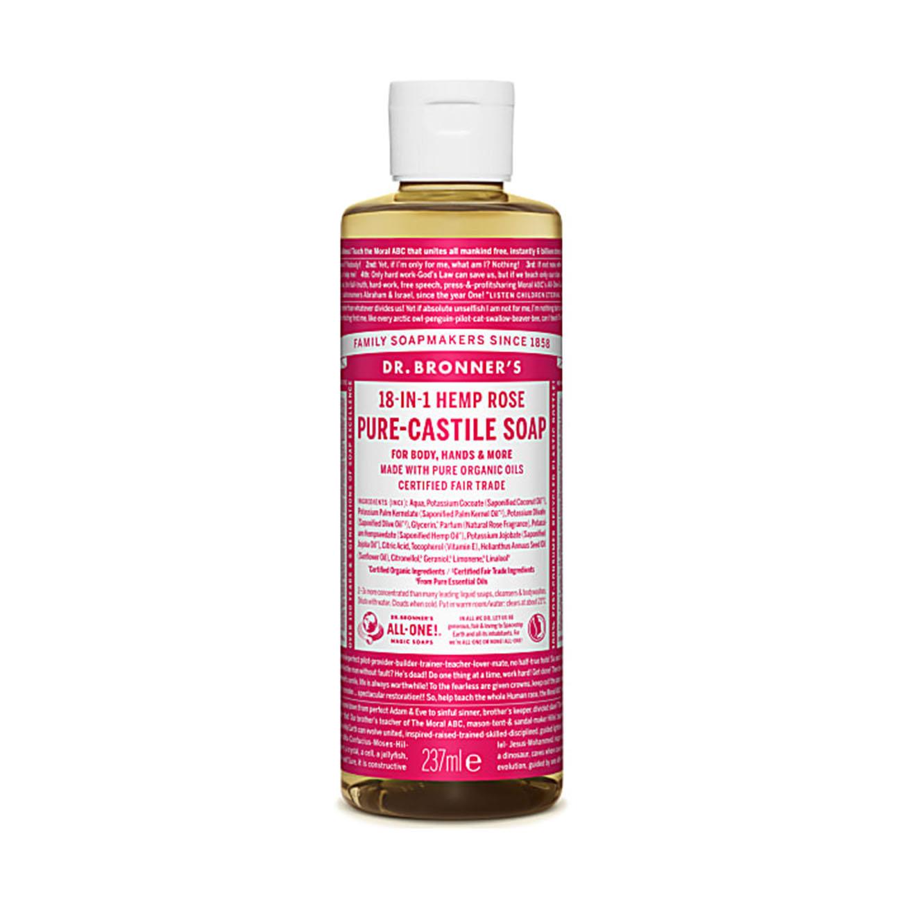 Rose Pure-Castile Liquid Soap 237ml