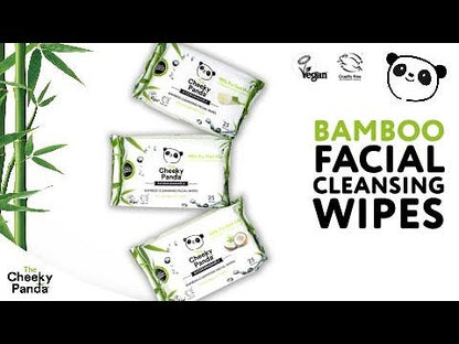 Rose Scented Bamboo Facial Cleansing Wipes 25wipes