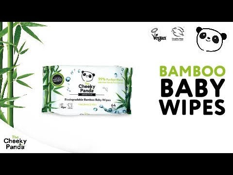 Biodegradable Bamboo Baby Wipes 60wipes