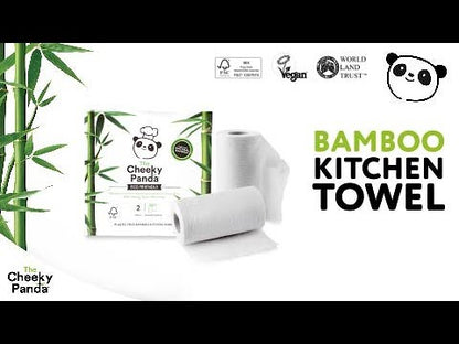 Bamboo Kitchen Towel 200 Sheets 2 Rolls