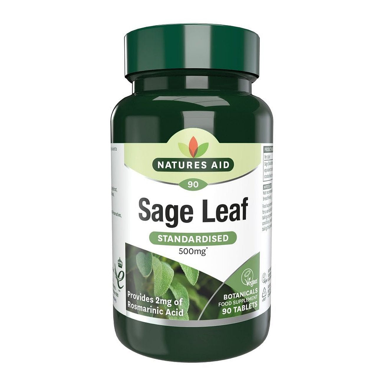 Sage Leaf 50mg 90 Tablets