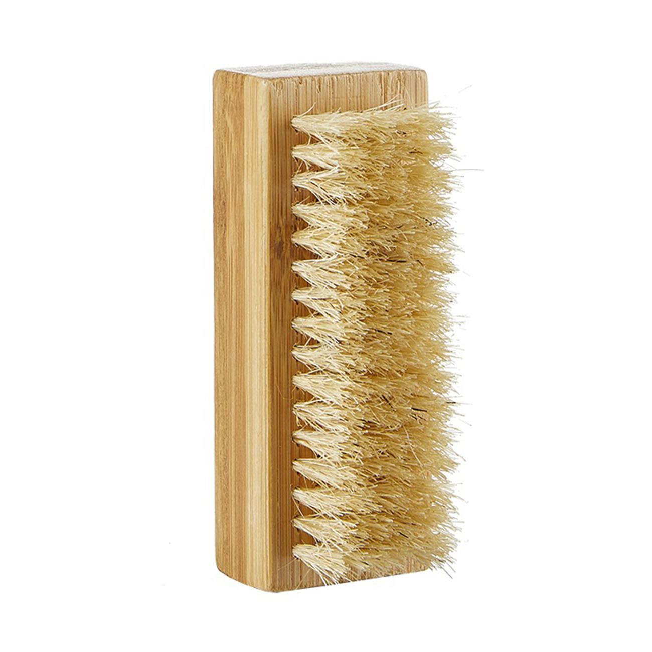 Wooden Nail Brush, Natural Bristle